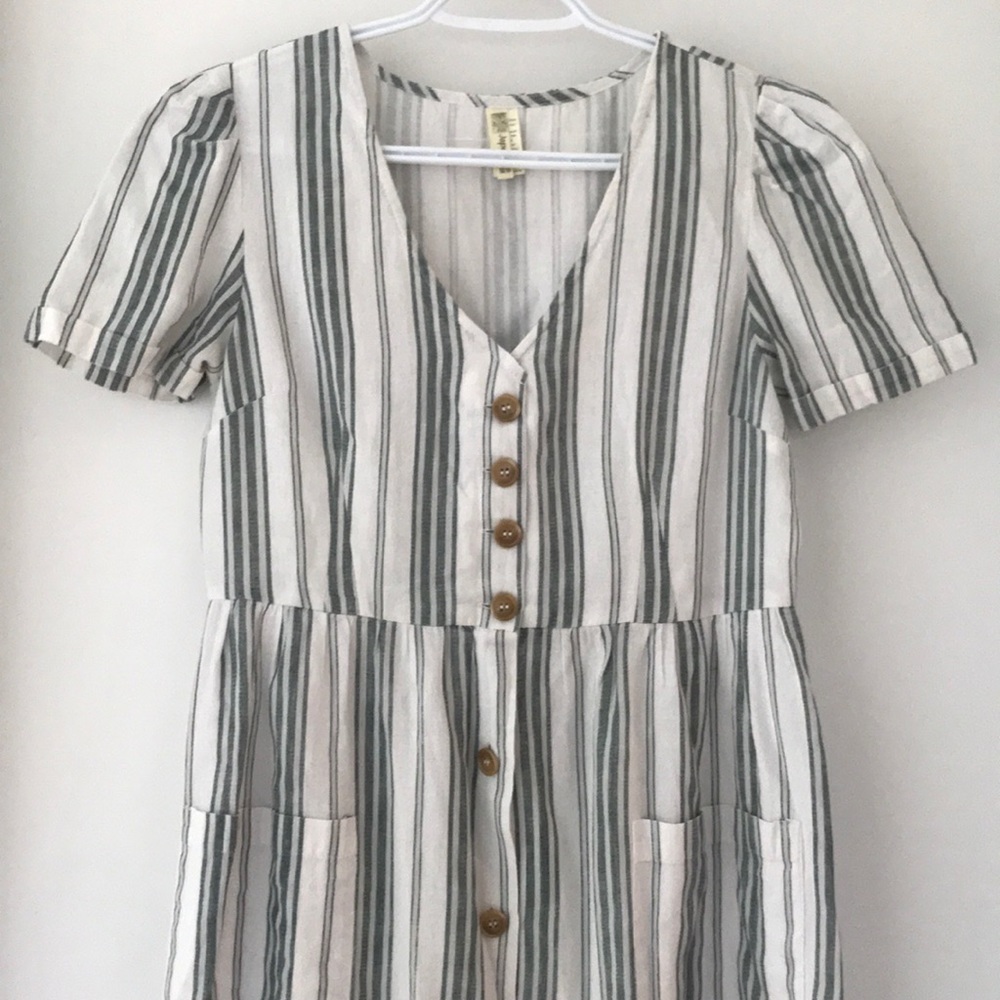 Cotton button down dress - Picture 5 of 11